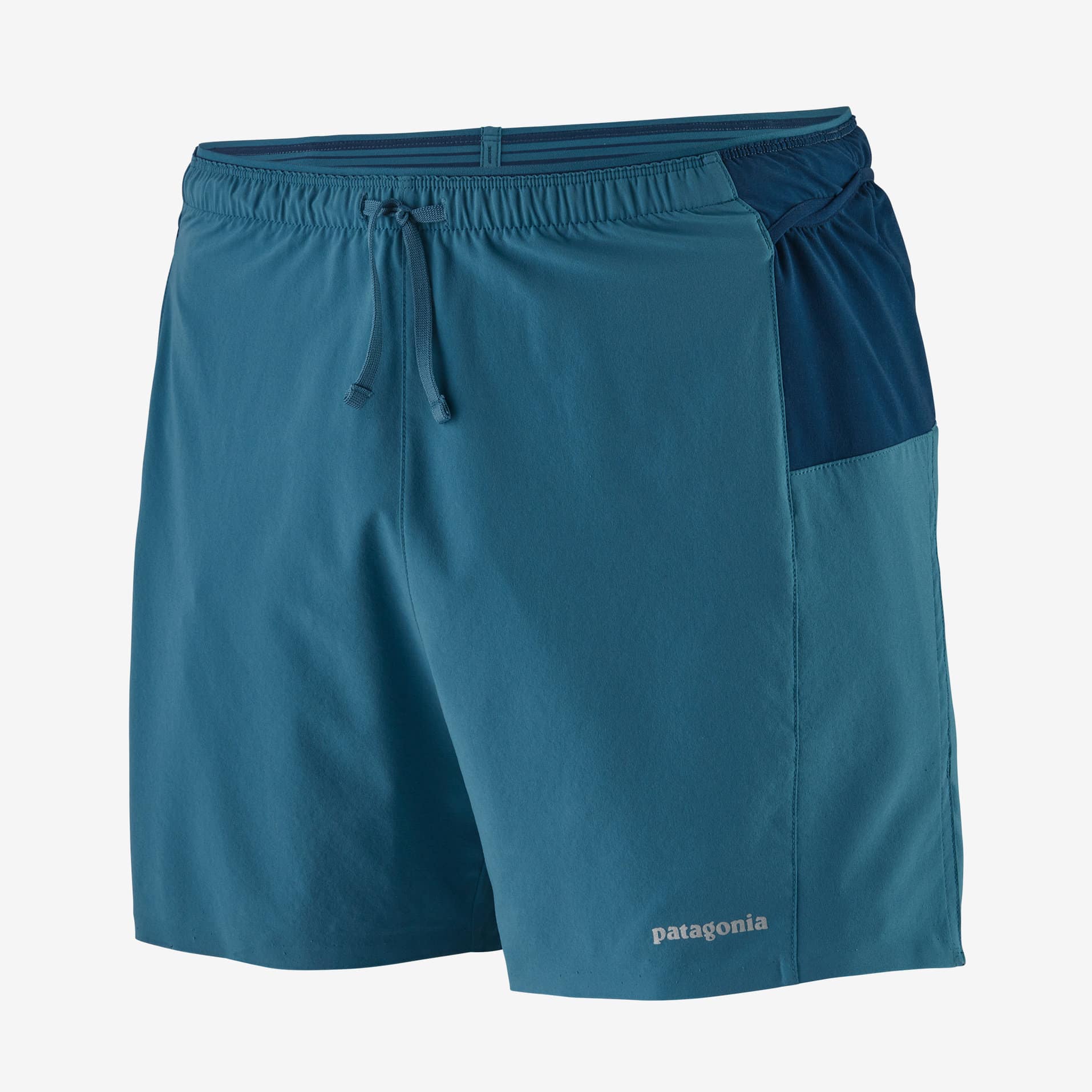 Patagonia chooses Prevented Ocean Plastic material for Men's Strider Pro shorts.